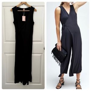NOM maternity and nursing Francesca Jumpsuit-BLACK